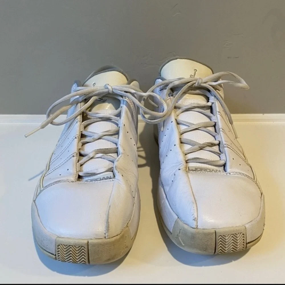NIKE Air Jordan Men’s Size 13 TE II Advance Shoes White‎ 395468-101